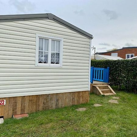 Mobilhome Emplacement 21 Biville-sur-Mer Buitenkant foto