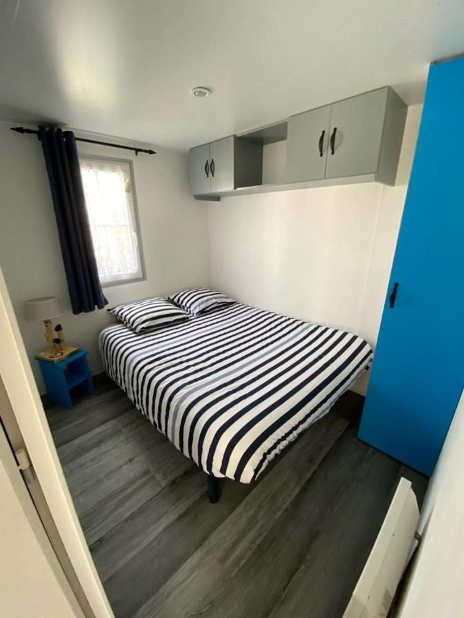 Mobilhome Emplacement 21 Biville-sur-Mer Buitenkant foto