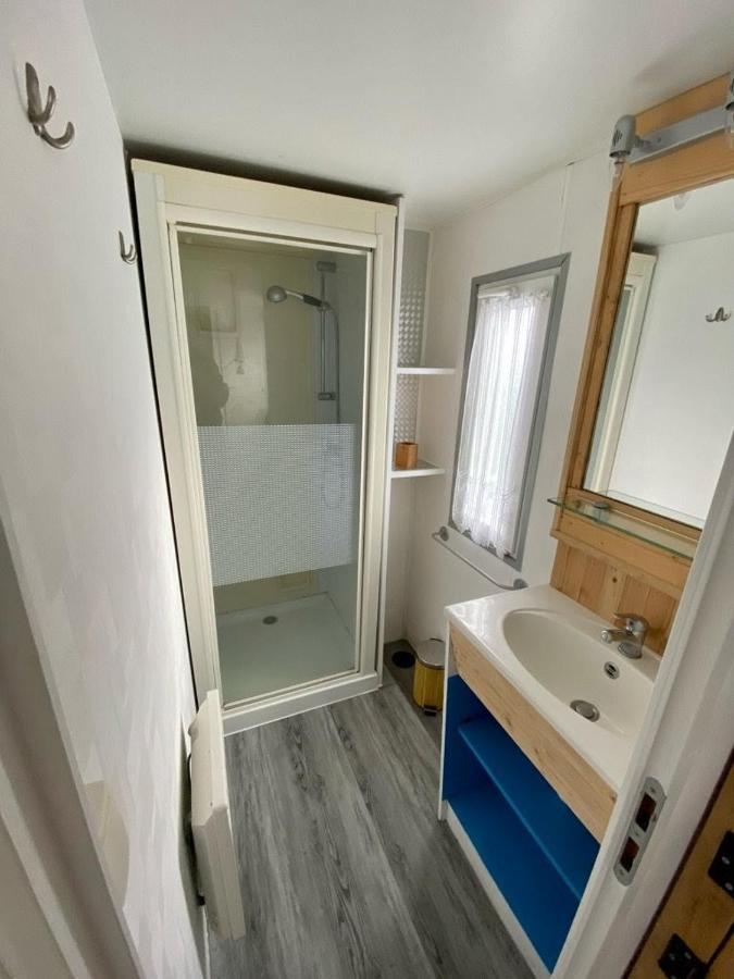 Mobilhome Emplacement 21 Biville-sur-Mer Buitenkant foto
